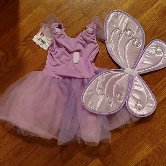NWT! Purple Fairy Princess with removable wings, S - Picture 7 of 8